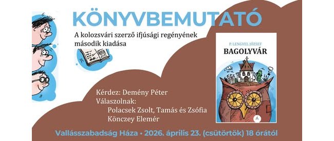 Bagolyvár könyvbemutató